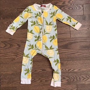 Milkbarn lemon romper
